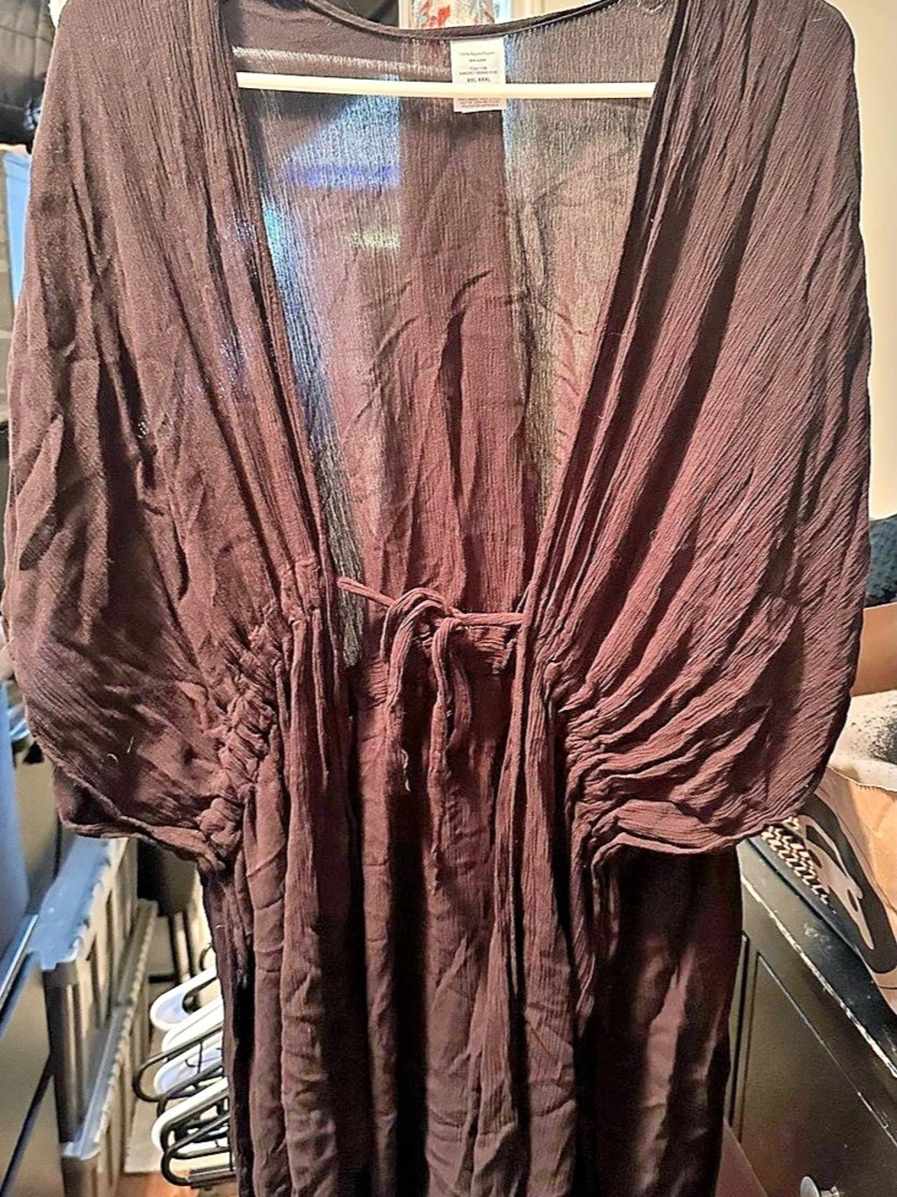 SHEIN Brown Maxi Dress coverup